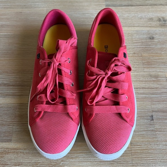 Caterpillar Red Sneakers Classic Low-Top Design Lace Up - Picture 7 of 12